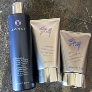 - Special bundle - Monat shampoo (volumizing) flexible gel, curl cream
